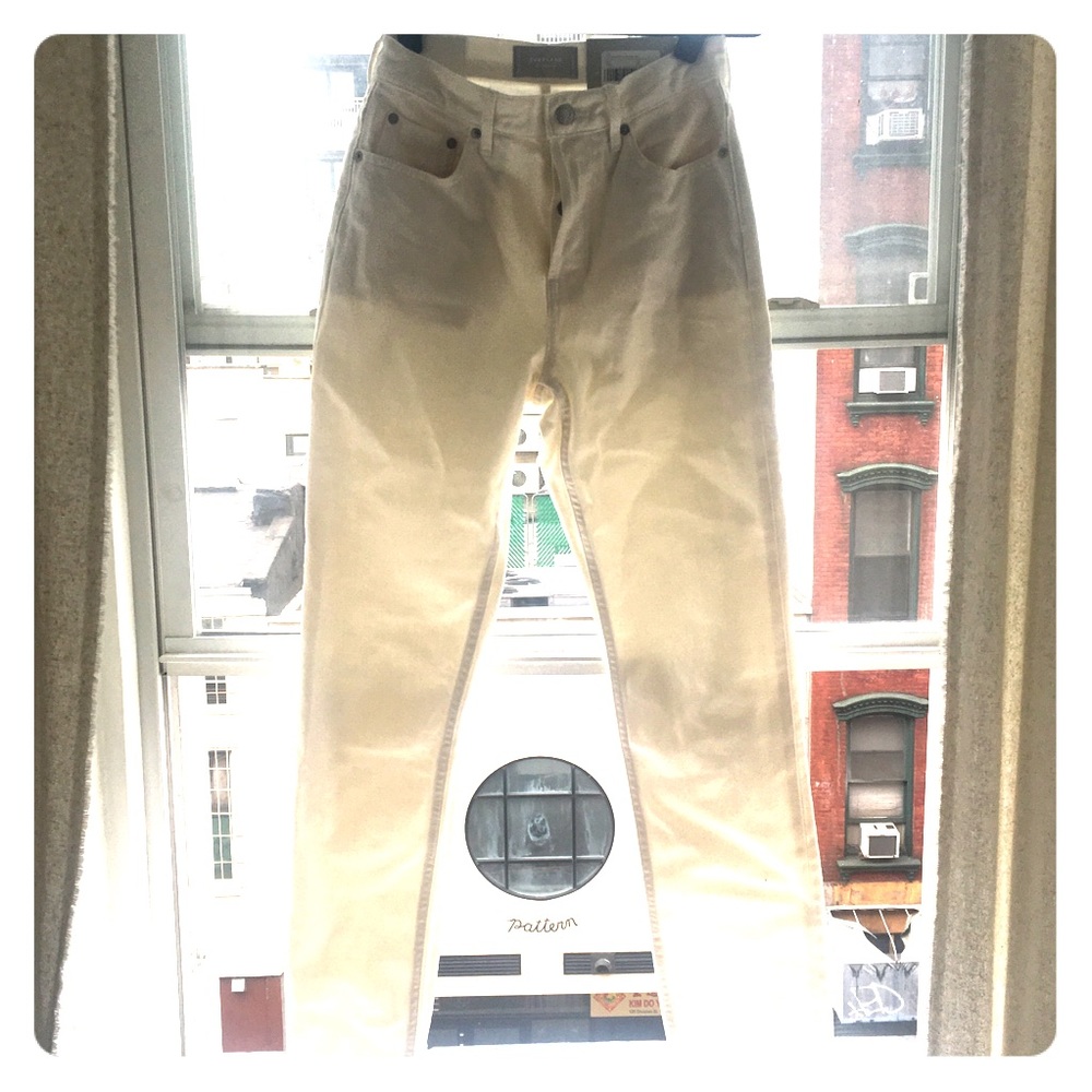 Everlane new with tags white cheeky 90s jean, 25